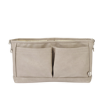 OIOI PRAM CADDY - TAUPE FAUX LEATHER