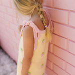 POSS & SOSS FLORENCE TIE DRESS - PINK LEMONADE