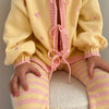 POSS & SOSS HEART TIE UP CARDIGAN - PINK LEMONADE
