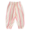 CINNAMON BABY PRISM STRIPE PANTS - BEIGE / BUBBLEGUM