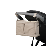 OIOI PRAM CADDY - TAUPE FAUX LEATHER