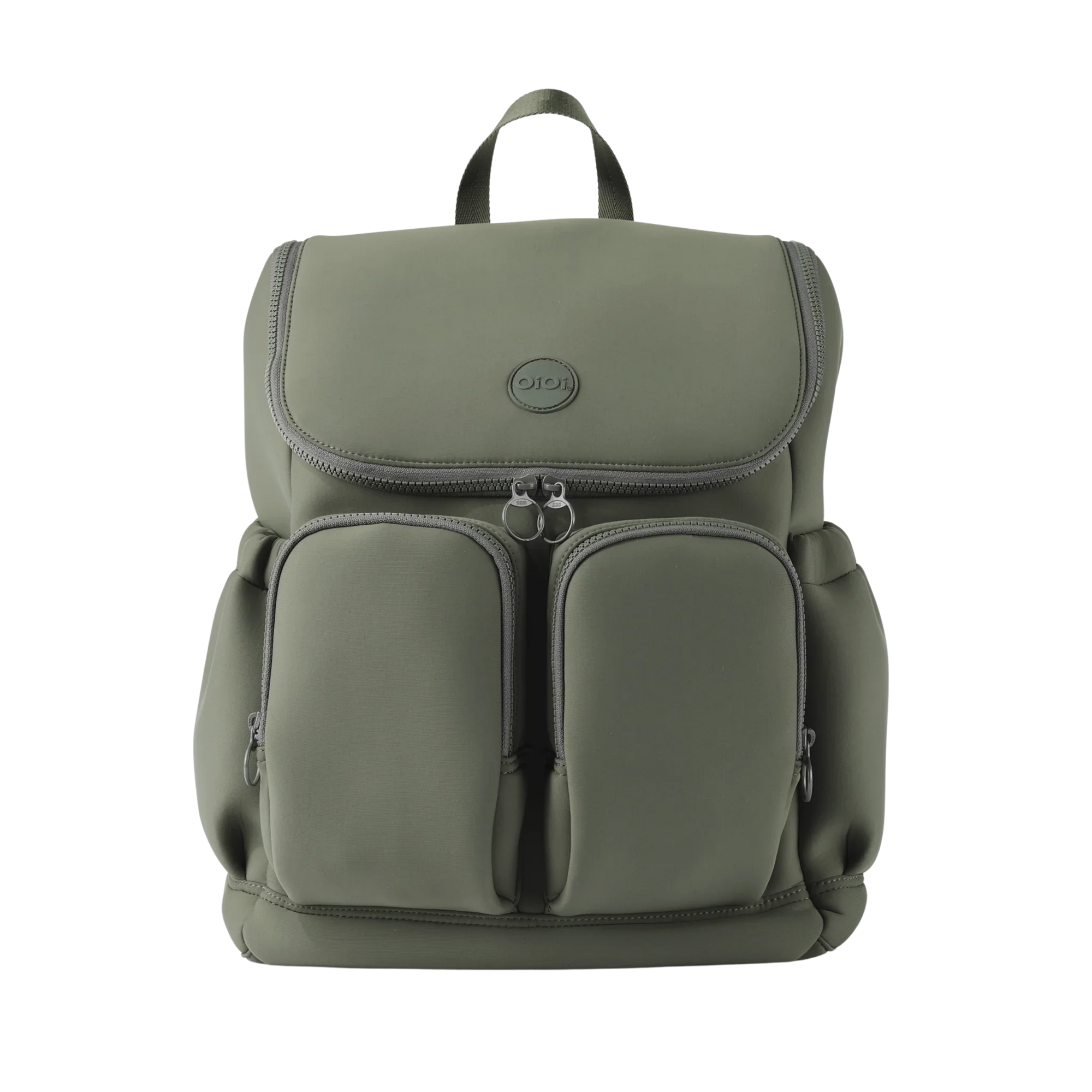 OIOI SIGNATURE NAPPY BACKPACK - SAGE NEOPRENE