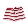 CINNAMON BABY POMEGRANATE STRIPE KNITTED SHORTS