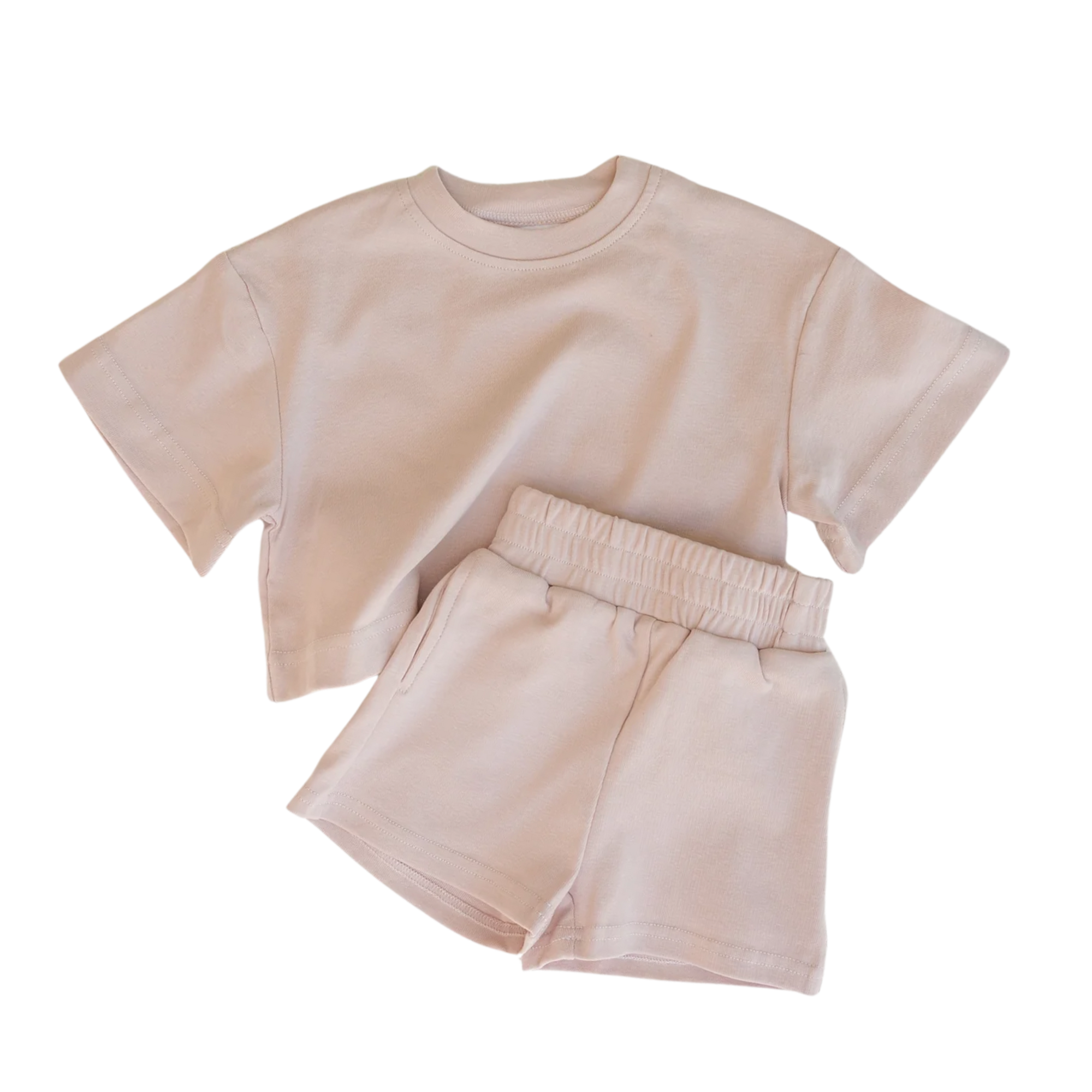 CINNAMON BABY SUMMER SET DUSTY ROSE