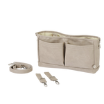 OIOI PRAM CADDY - TAUPE FAUX LEATHER