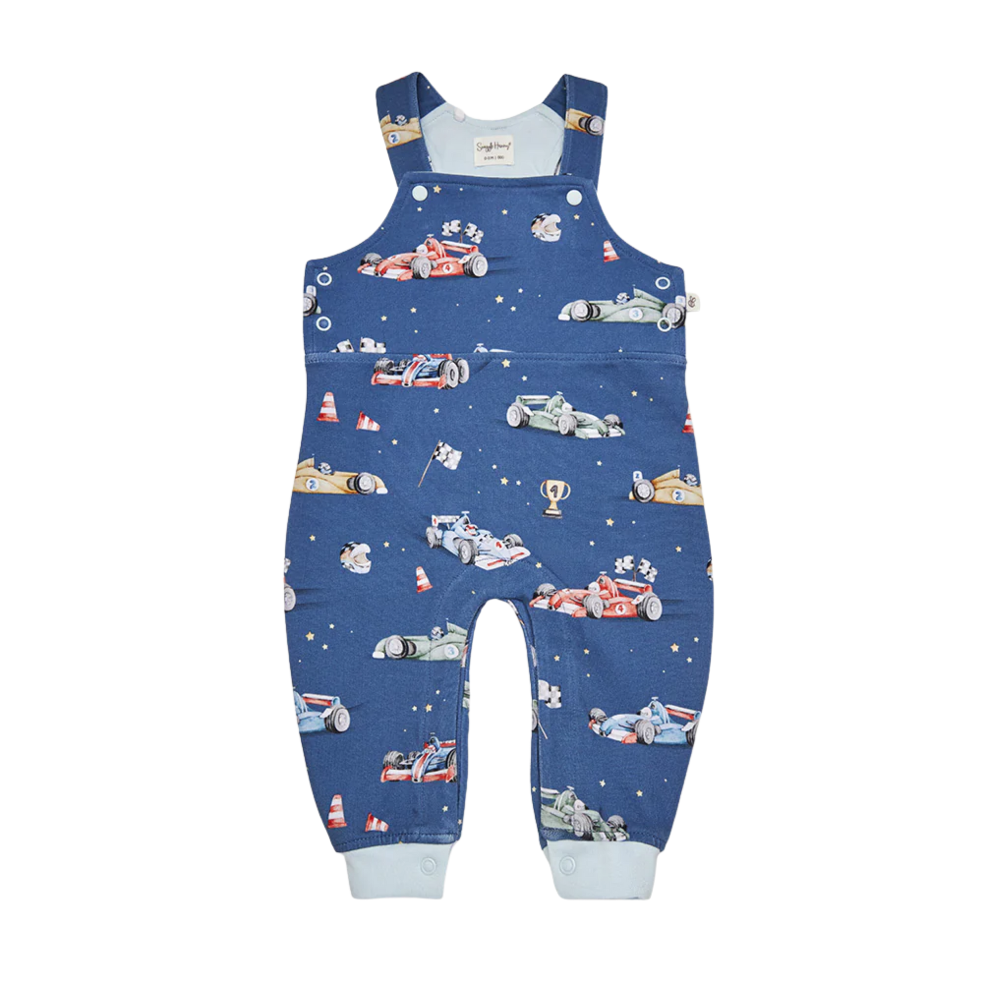 SNUGGLE HUNNY LITTLE RACERS SNUGGLE OVERALLS