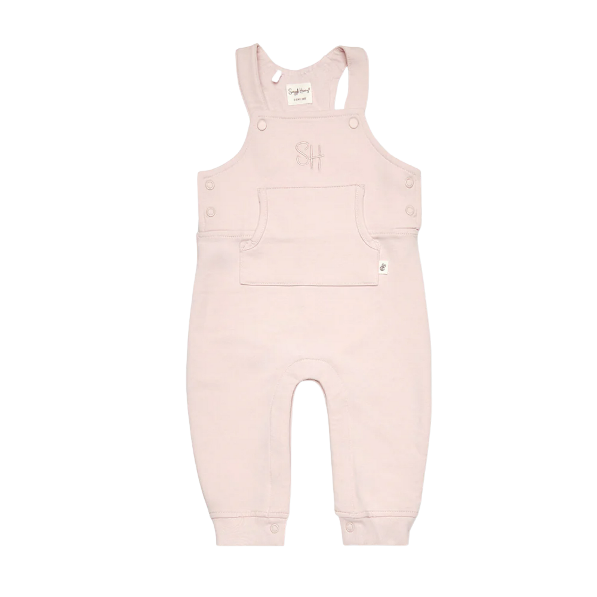 SNUGGLE HUNNY BABY PINK JOEY OVERALLS