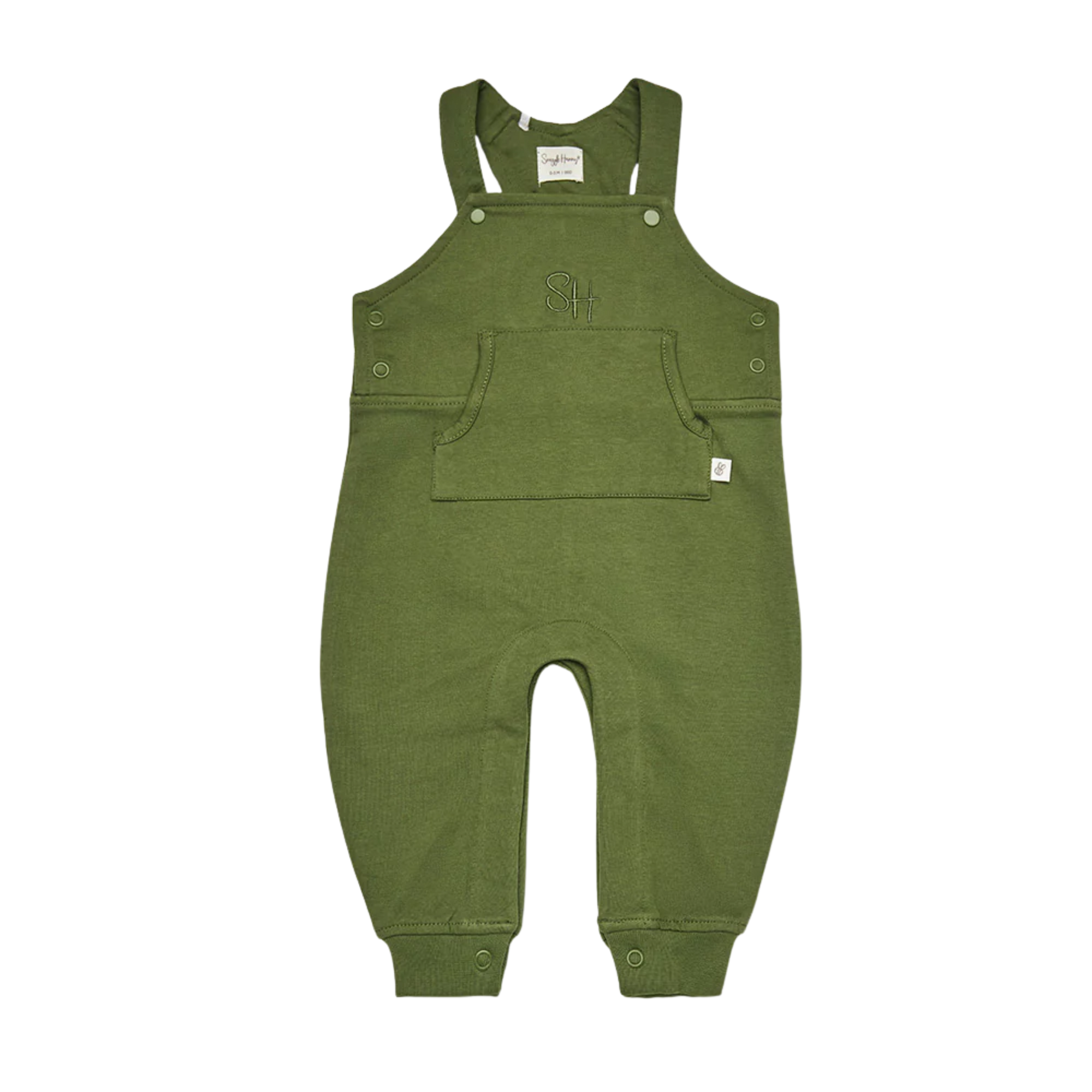 SNUGGLE HUNNY OLIVE JOEY OVERALLS