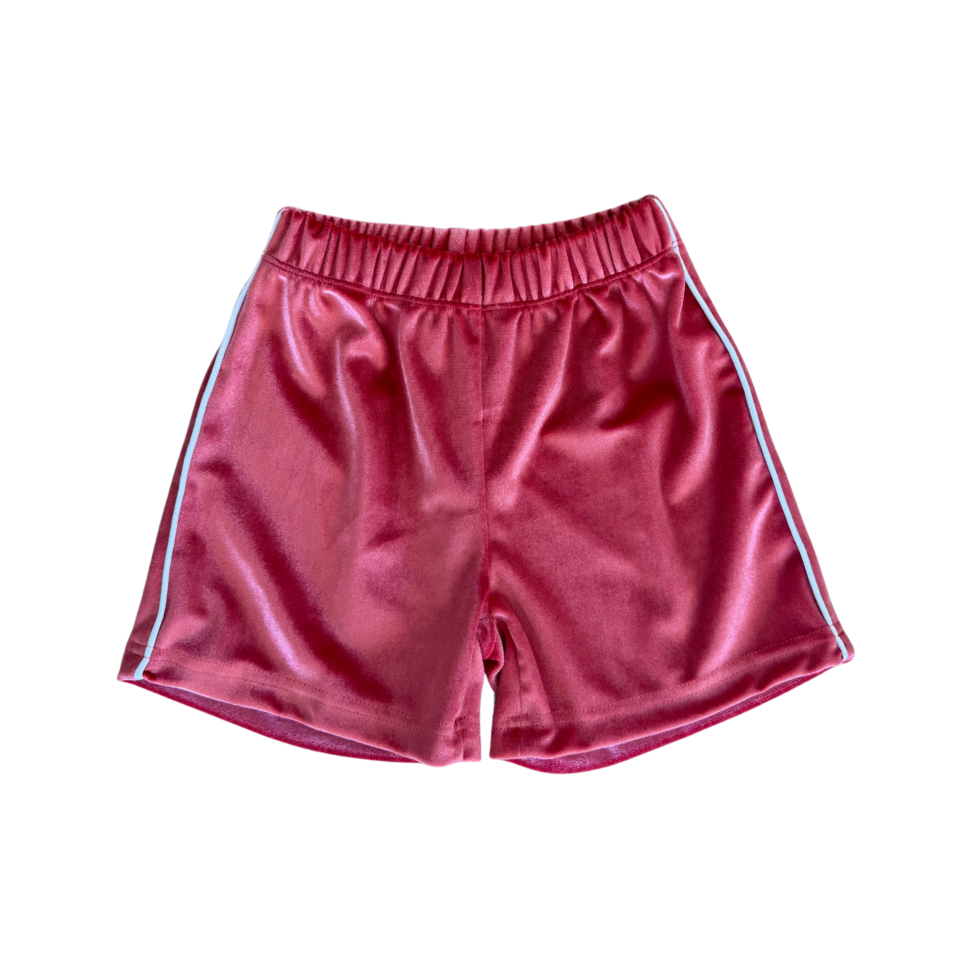 DEAR DARCY VELOUR SHORTS - RED
