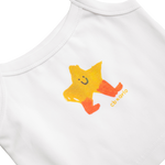 CINNAMON BABY X ARLO STAR SINGLET - WHITE