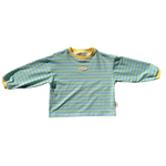POSS & SOSS STRIPE LONG SLEEVE TEE - PACIFIC