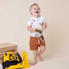 SNUGGLE HUNNY DIGGERS & TRACTORS SHORT SLEEVE BODYSUIT