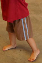 DEAR DARCY RUNNING RIOT SHORTS - BROWN