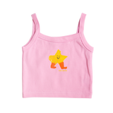 CINNAMON BABY X ARLO STAR SINGLET - PINK