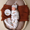 SNUGGLE HUNNY BEARS ORGANIC JERSEY WRAP & BEANIE SET