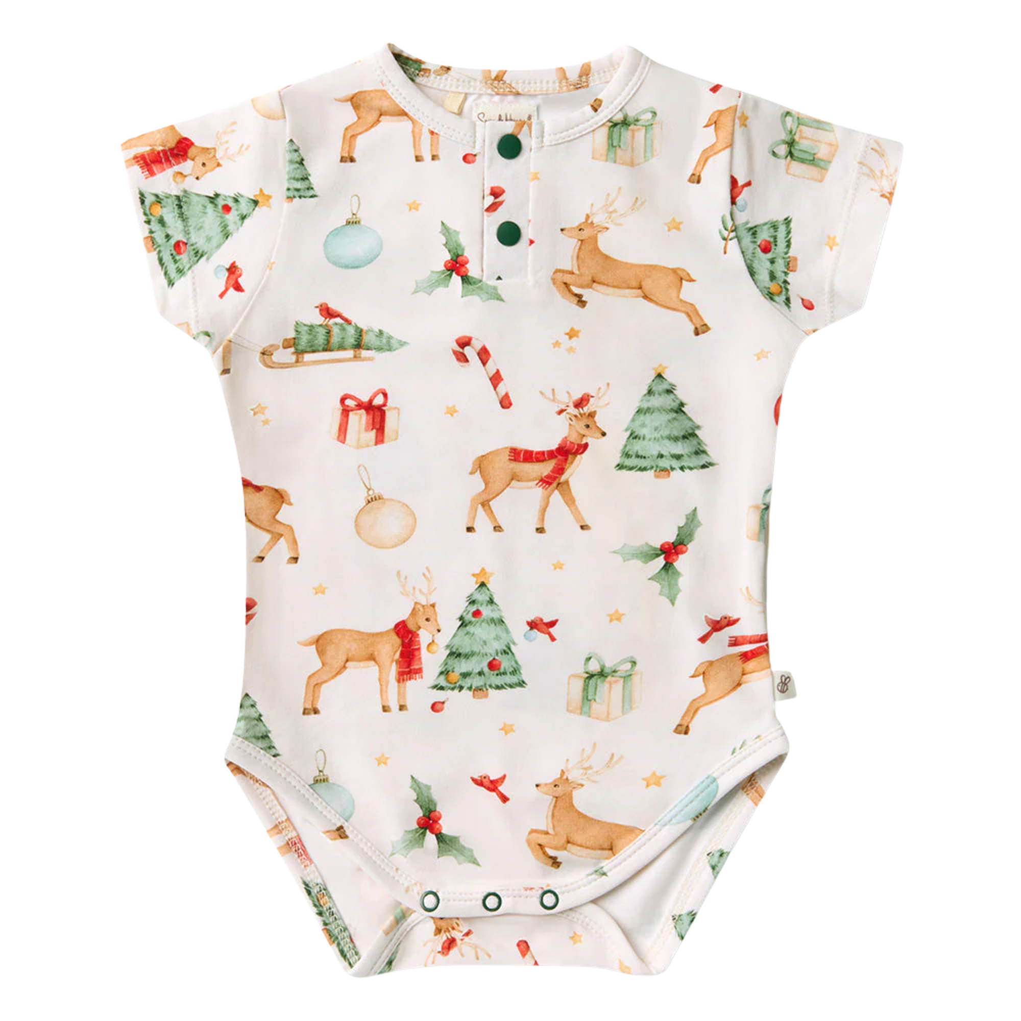 SNUGGLE HUNNY PRANCER & FRIENDS SHORT SLEEVE BODYSUIT