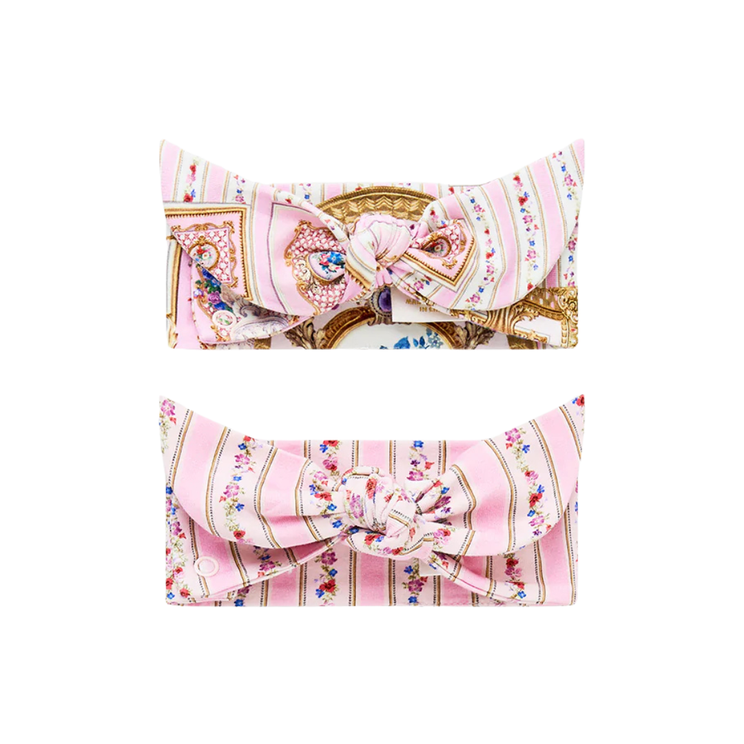 CAMILLA BABIES SOFT TIE HEADBAND SET - PALATIAL PASTELS