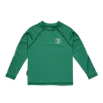 CRYWOLF LONG SLEEVE RASH VEST - SEA GREEN