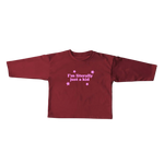DEAR DARCY I'M LITERALLY JUST A KID LONG SLEEVE - RED