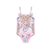 CAMILLA BABIES STRAIGHT NECK ONE PIECE WITH BOWS - PALATIAL PASTELS