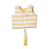 SUNNYLIFE SWIM VEST SAMMY THE SEAGULL MUSTARD STRIPE