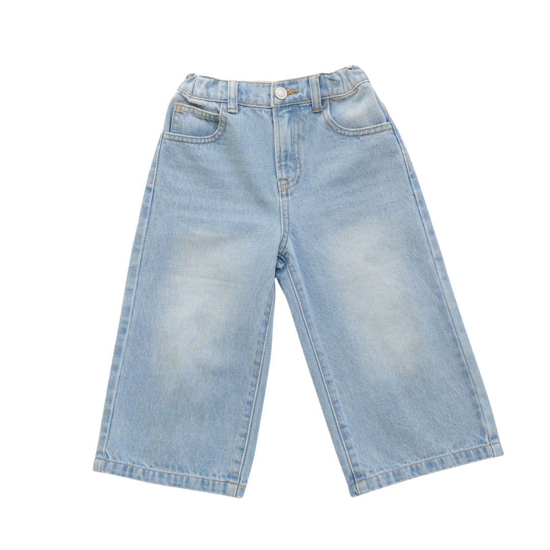 BY GEE WIDE LEG DENIM JEANS