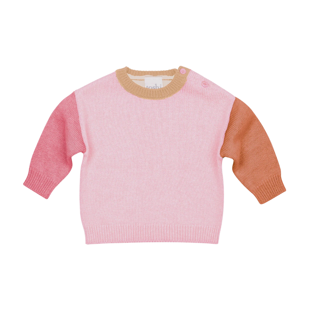 TOSHI ORGANIC PULLOVER BOBBY - MISTY ROSE