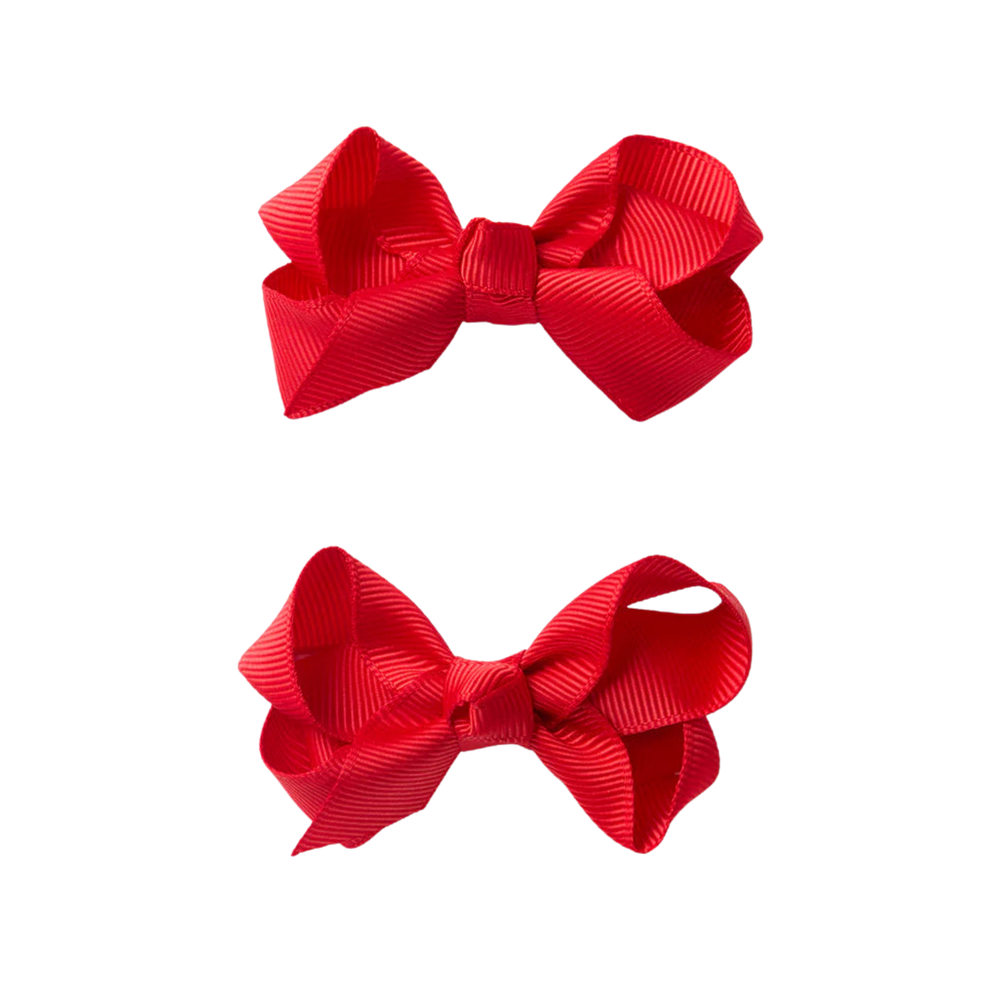 SNUGGLE HUNNY RED PIGGY TAIL HAIR CLIPS - PAIR