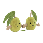 JELLYCAT AMUSEABLES PAIR OF OLIVES