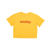 SUNDAY SIBLINGS SUNDAY TEE - YELLOW