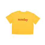 SUNDAY SIBLINGS SUNDAY TEE - YELLOW