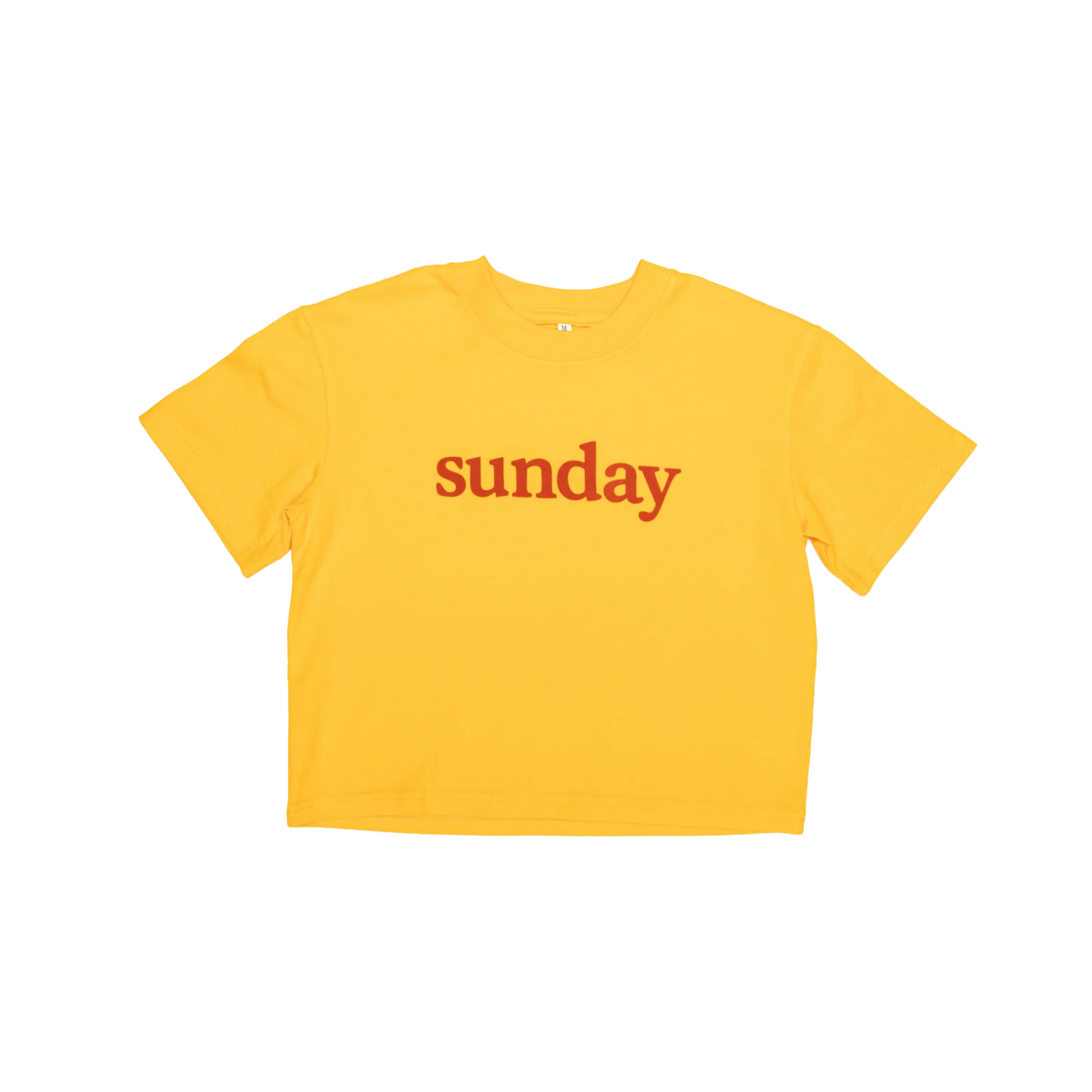 SUNDAY SIBLINGS SUNDAY TEE - YELLOW