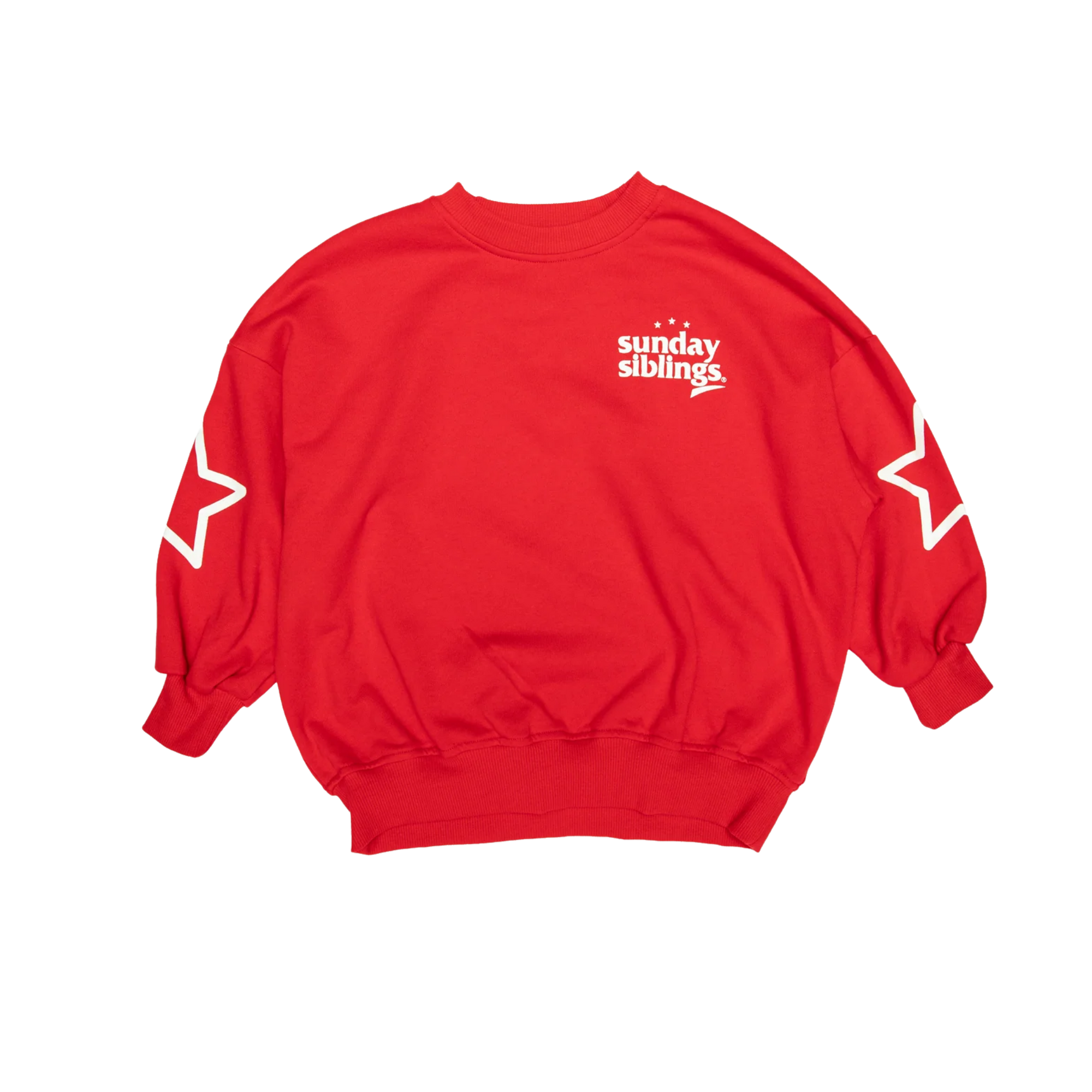 SUNDAY SIBLINGS SIBLINGS SET SWEATER - RED