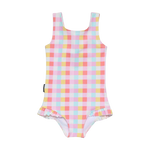 CRYWOLF SWIMSUIT - POP GINGHAM