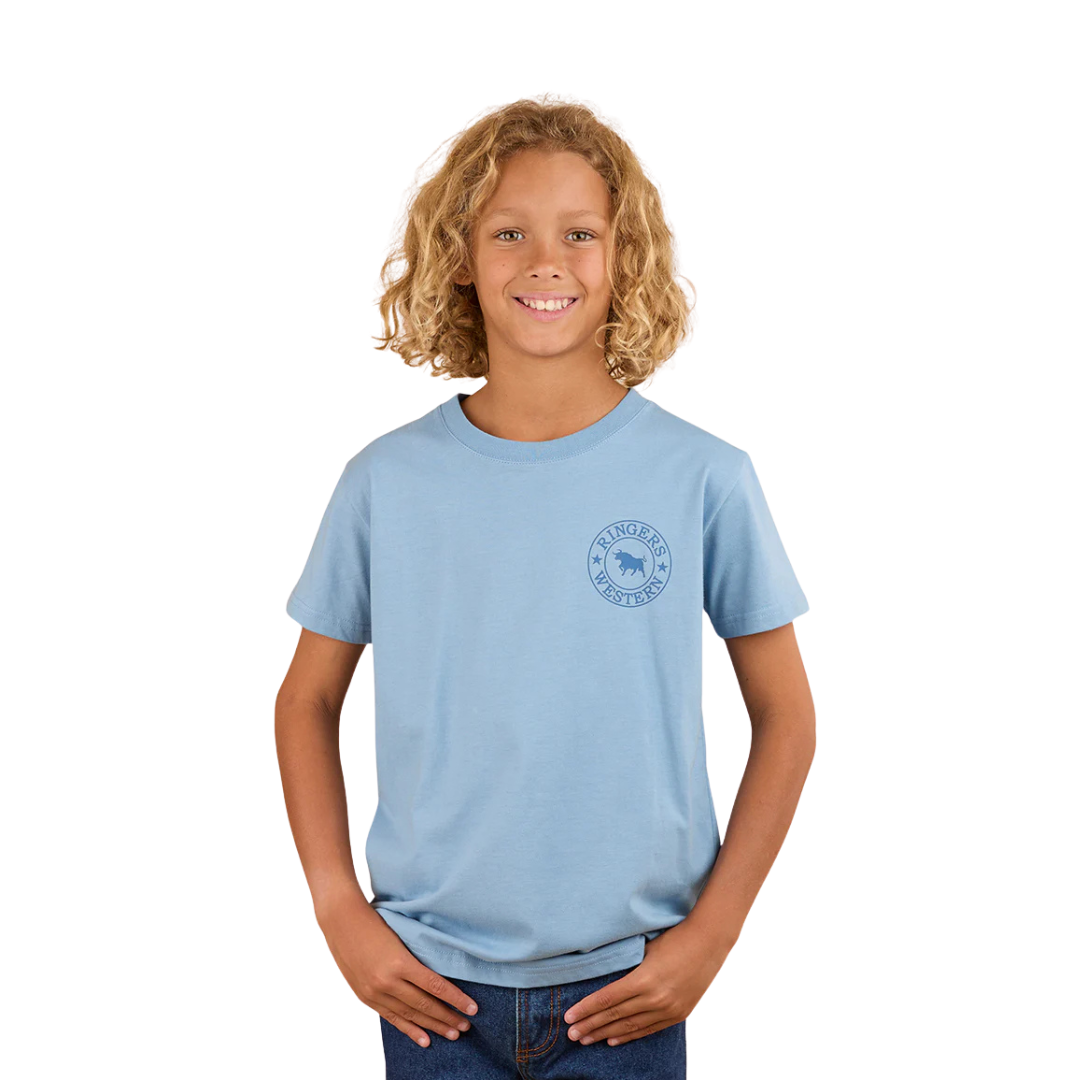 RINGERS SIGNATURE BULL KIDS CLASSIC T-SHIRT - DUSK / NAVY