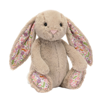 Jellycat Bashful Blossom Beige Bunny Petal- soft beige plush bunny with floral petal accents
