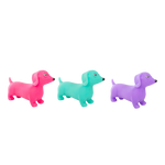 DISCOVERY ZONE STRETCHY SAUSAGE DOG - NEON