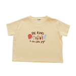 BY GEE LITTLE GUYS OVERSIZED BOXY TEE - BUTTER