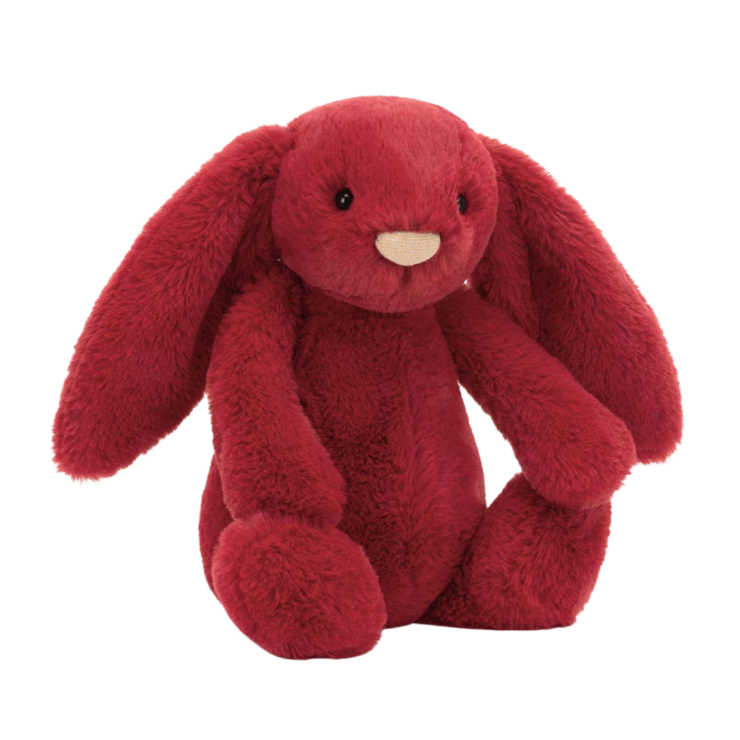 JELLYCAT BASHFUL LUXE BUNNY SCARLETT