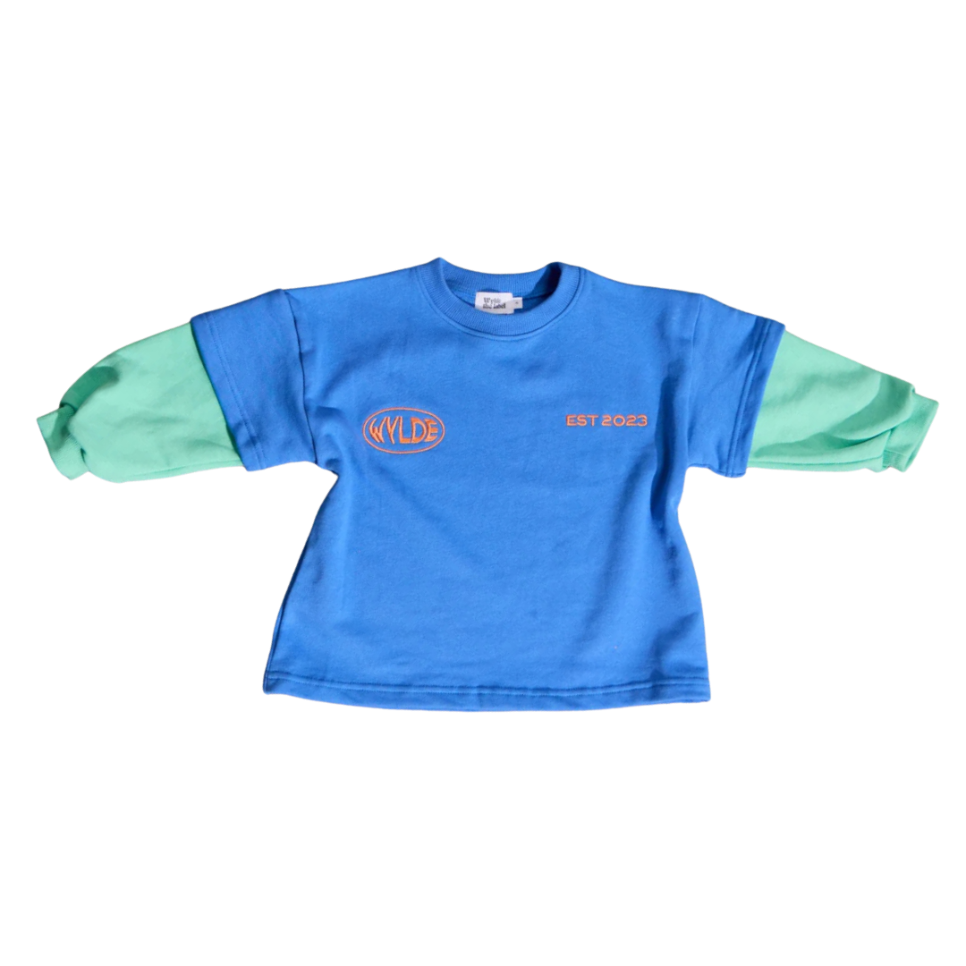 WYLDE THE LABEL DAYDREAMERS TEE - ROYAL BLUE