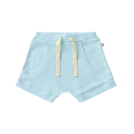 SNUGGLE HUNNY BABY BLUE ORGANIC SHORTS