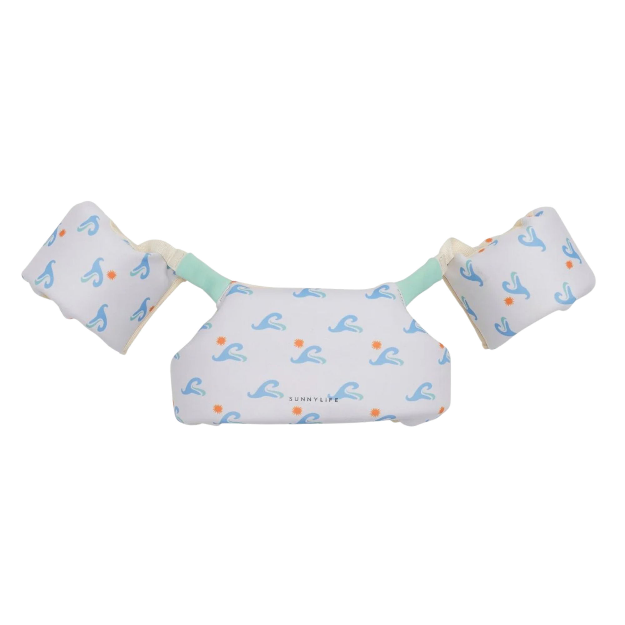 SUNNYLIFE FLOATIE JACKET SAMMY THE SEAGUL BLUE WAVE