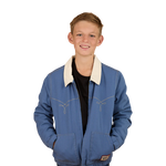 RINGERS WESTERN WESTBURY KIDS WESTERN JACKET - YALE BLUE