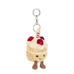 JELLYCAT AMUSEABLES BIRTHDAY CAKE BAG CHARM