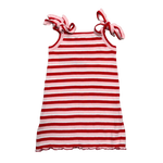 POSS & SOSS FLORENCE TIE DRESS - CANDY STRIPES