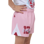 RINGERS WESTERN SINCE 2012 UNISEX KIDS FOOTY SHORT - PINK