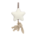 JELLYCAT BASHFUL BEIGE BUNNY MUSICAL PULL