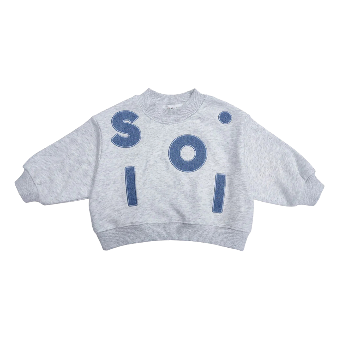 SOLL DENIM LOGO JUMPER
