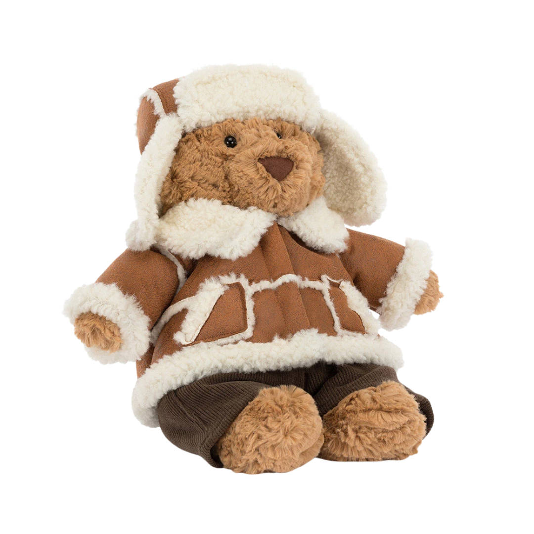 JELLYCAT BARTHOLOMEW BEAR 'ALPINE' OUTFIT