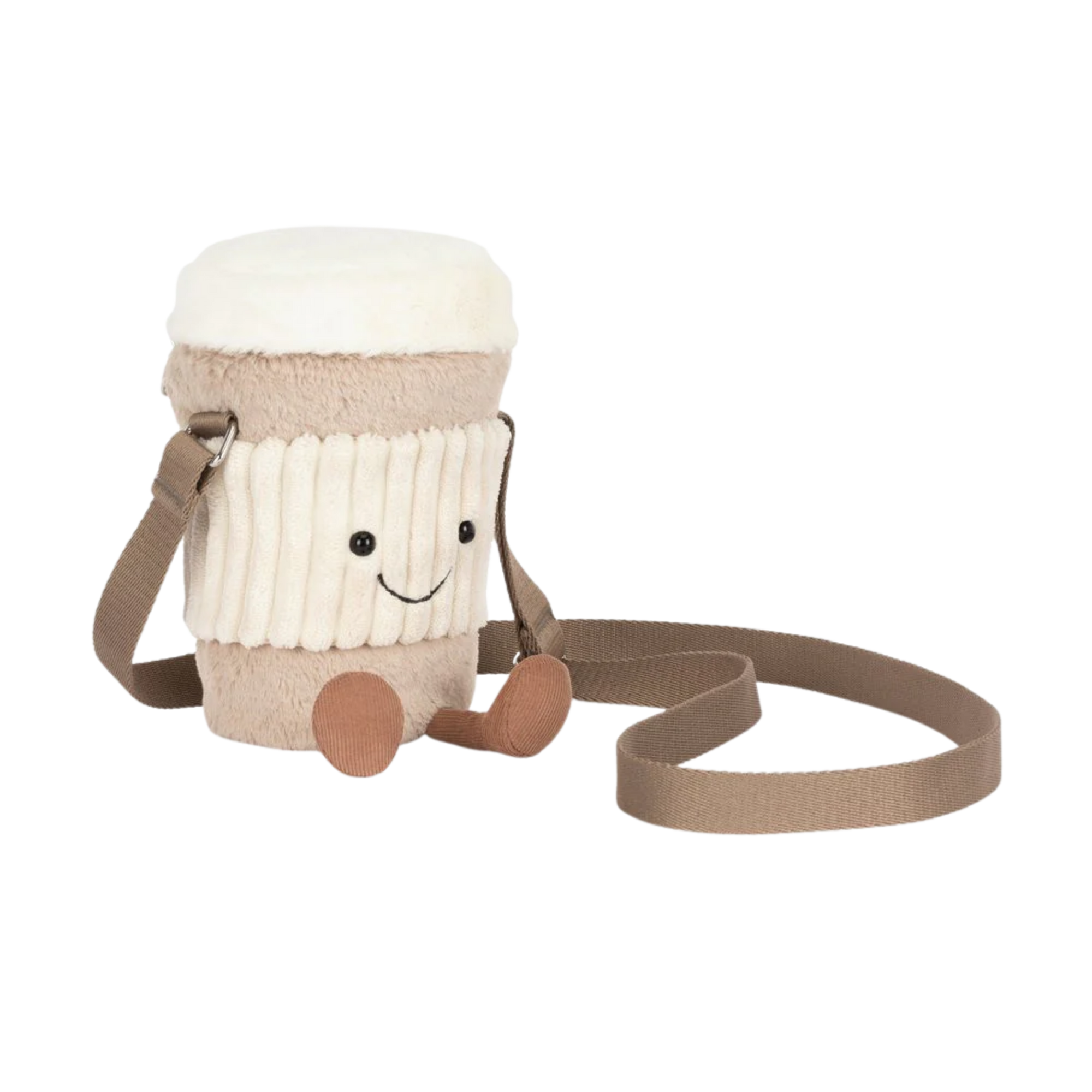 JELLYCAT AMUSEABLES PERKLE COFFEE-TO-GO SHOULDER BAG